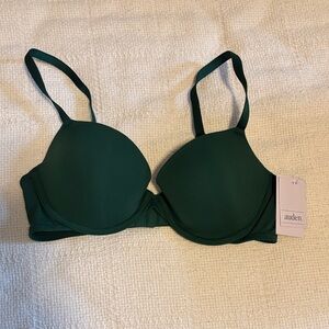 Auden Forest Green Bra Criss Cross Straps